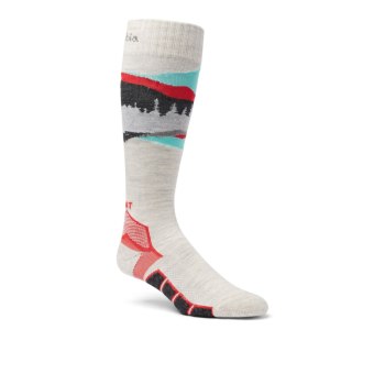 Columbia Sokken Dames, Ski Over-the-Calf NW MTN Range Medium Weight Wit, 26FGPMKYI